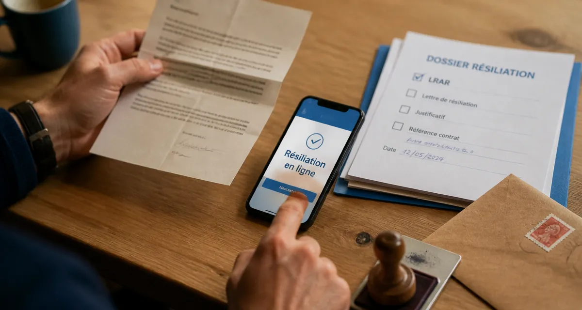 Avis resilier com : lettre recommandée à 8,90 € (LRAR)