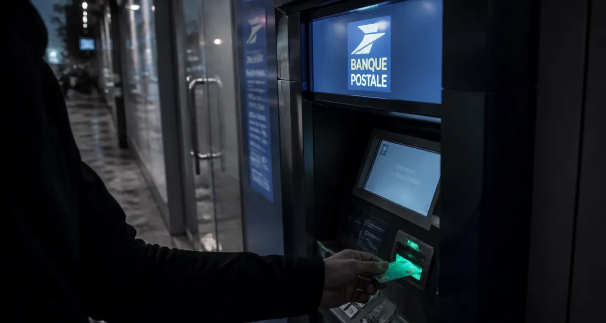 Distributeur de billet la poste à proximité près d’une agence
