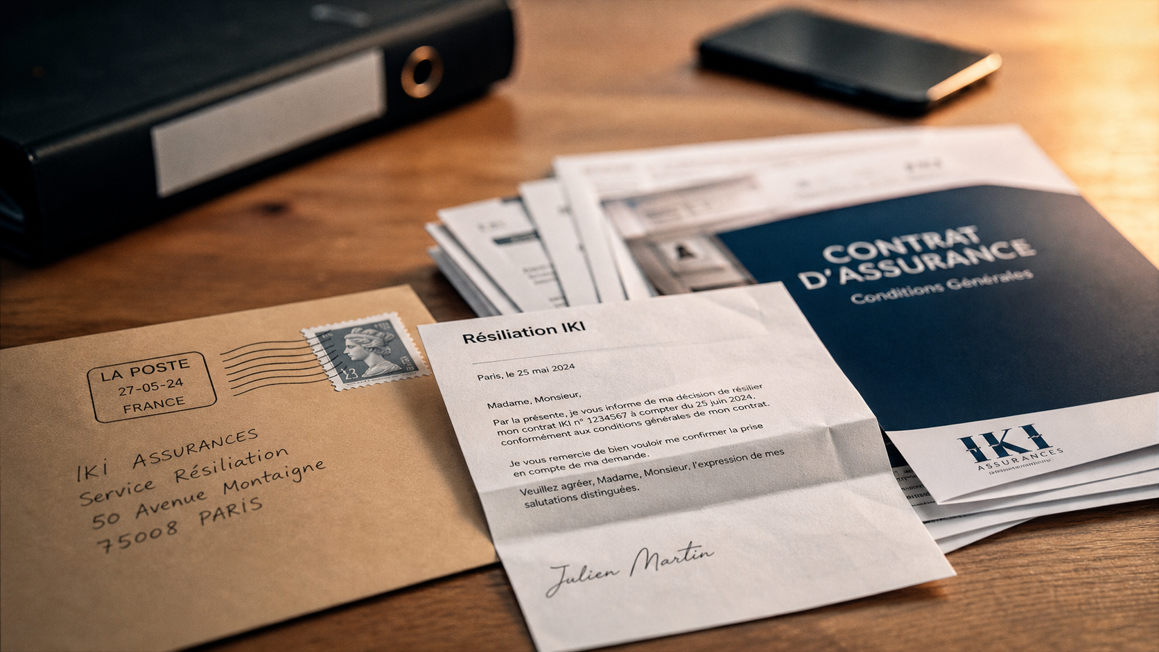 iki mutuelle adresse résiliation : lettre et documents de résiliation