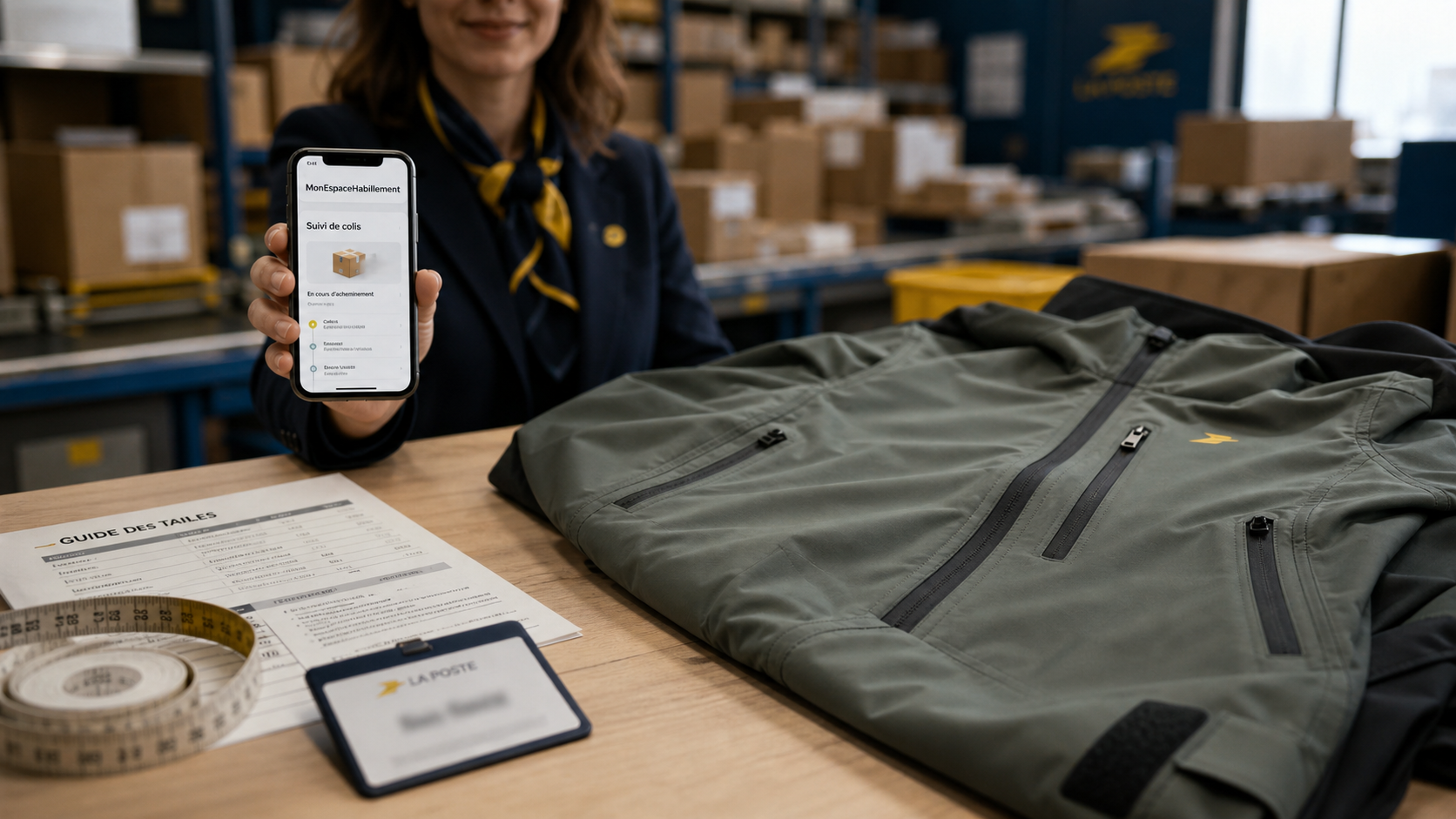 Mon habillement la poste : guide des tailles, parka Armor Lux et suivi MonEspaceHabillement