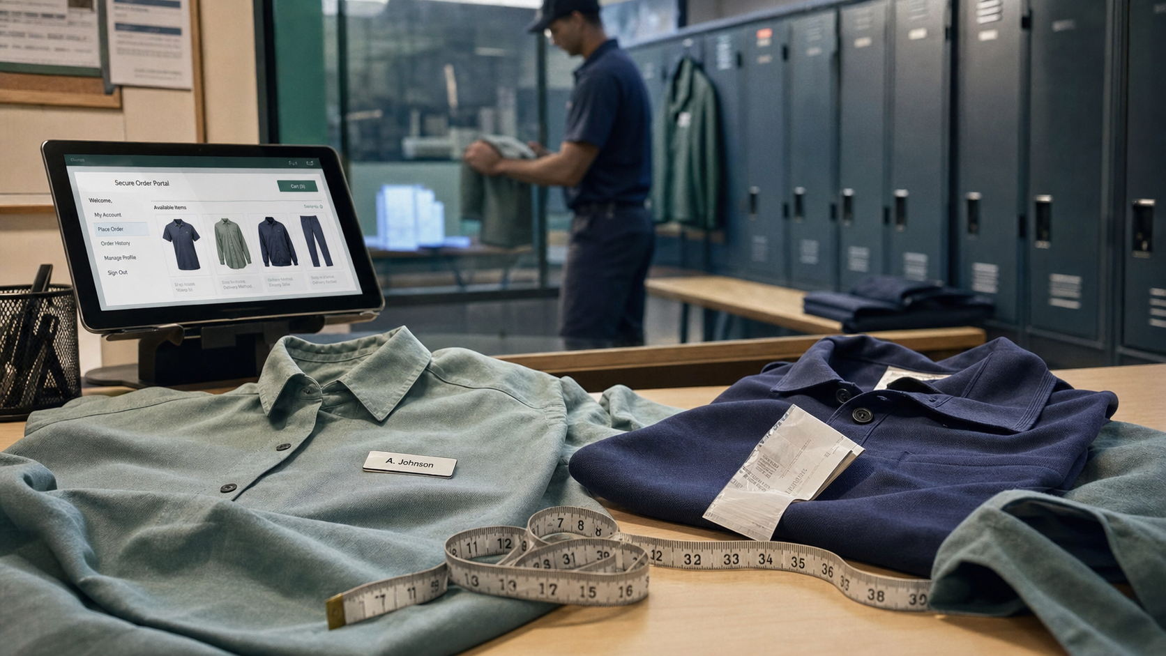 Mon habillement la poste : mètre ruban pour choisir sa taille Armor Lux