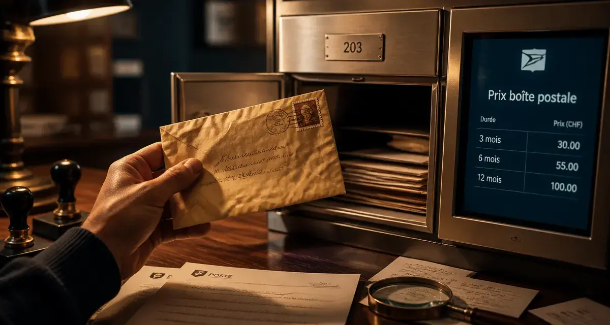 Prix boite postale : enveloppe et casier, comparatif La Poste et prestataires