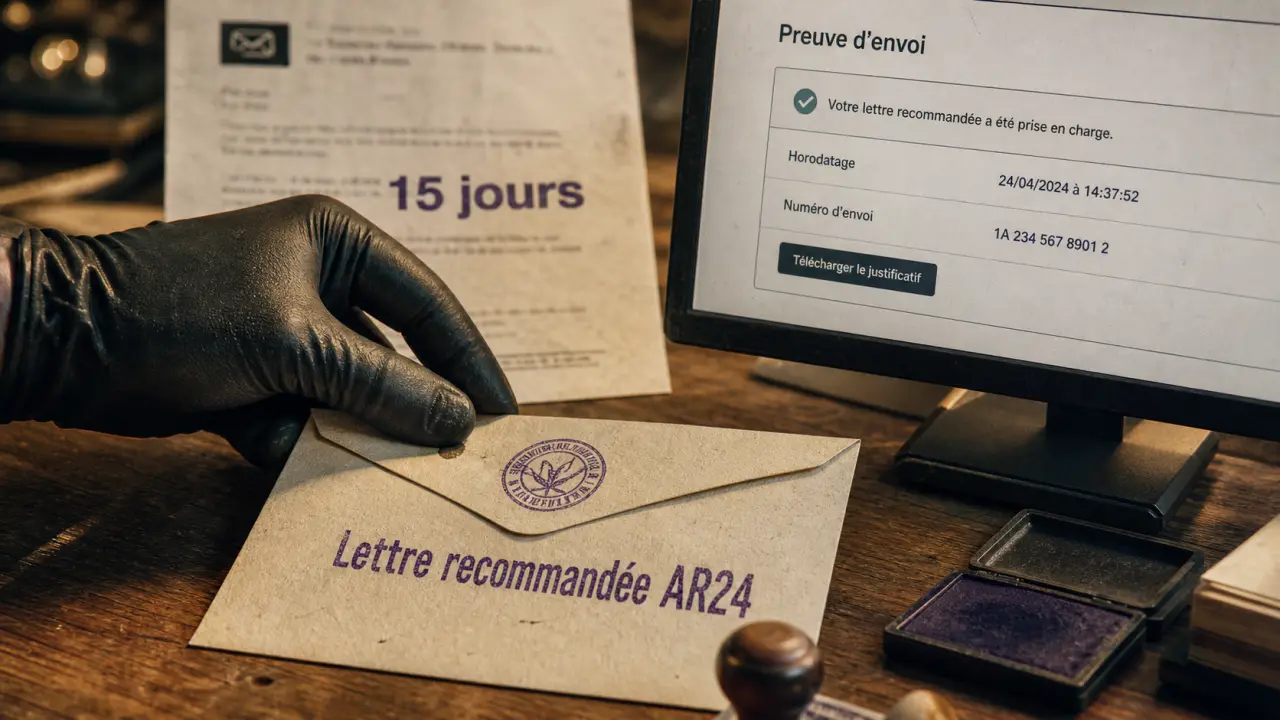 AR24 La Poste : enveloppe recommandée et preuve d’envoi anti-phishing