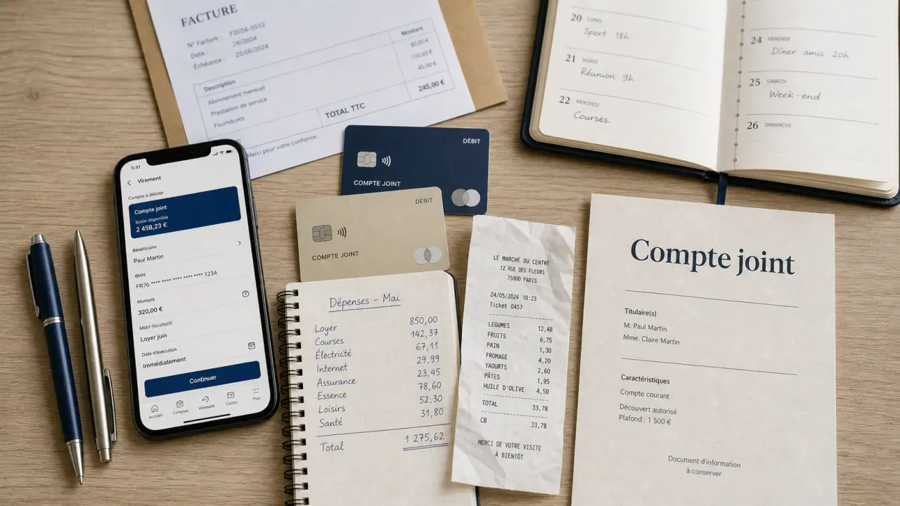 Banque postale compte joint : deux cartes, gestion à deux et responsabilité solidaire