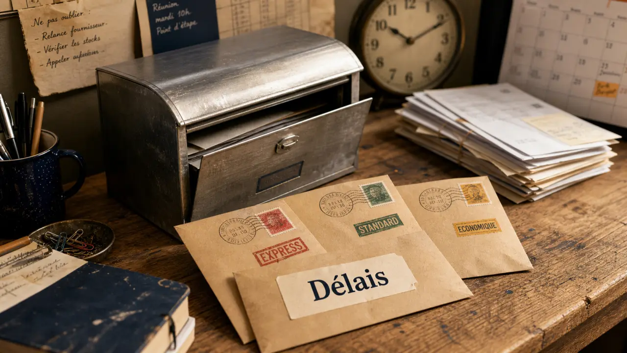 Combien de temps met un courrier pour arriver : délais postaux en France