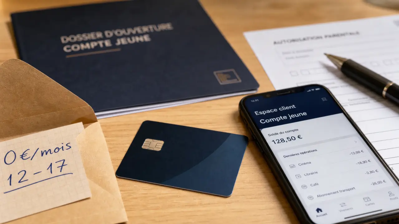 Compte jeune la banque postale : carte bancaire gratuite jusqu’à 18 ans
