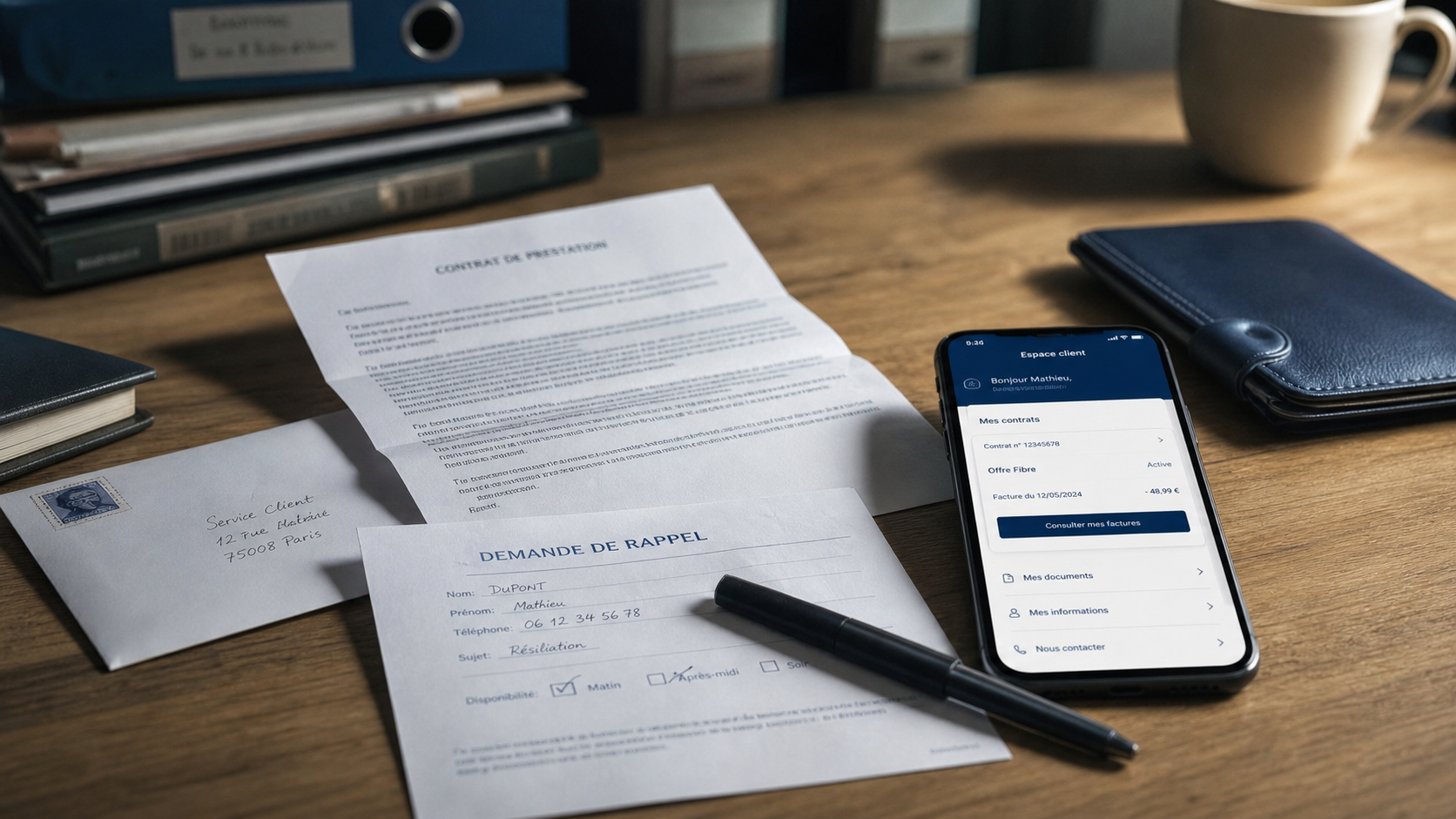 Contacter la CNP : demande de rappel sur smartphone
