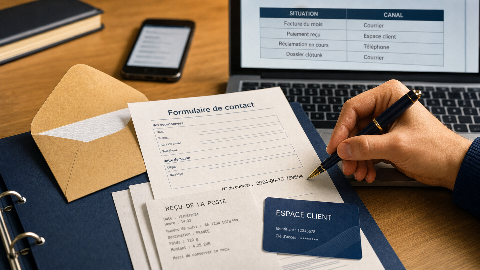 Contacter la CNP : contrat, documents et espace client