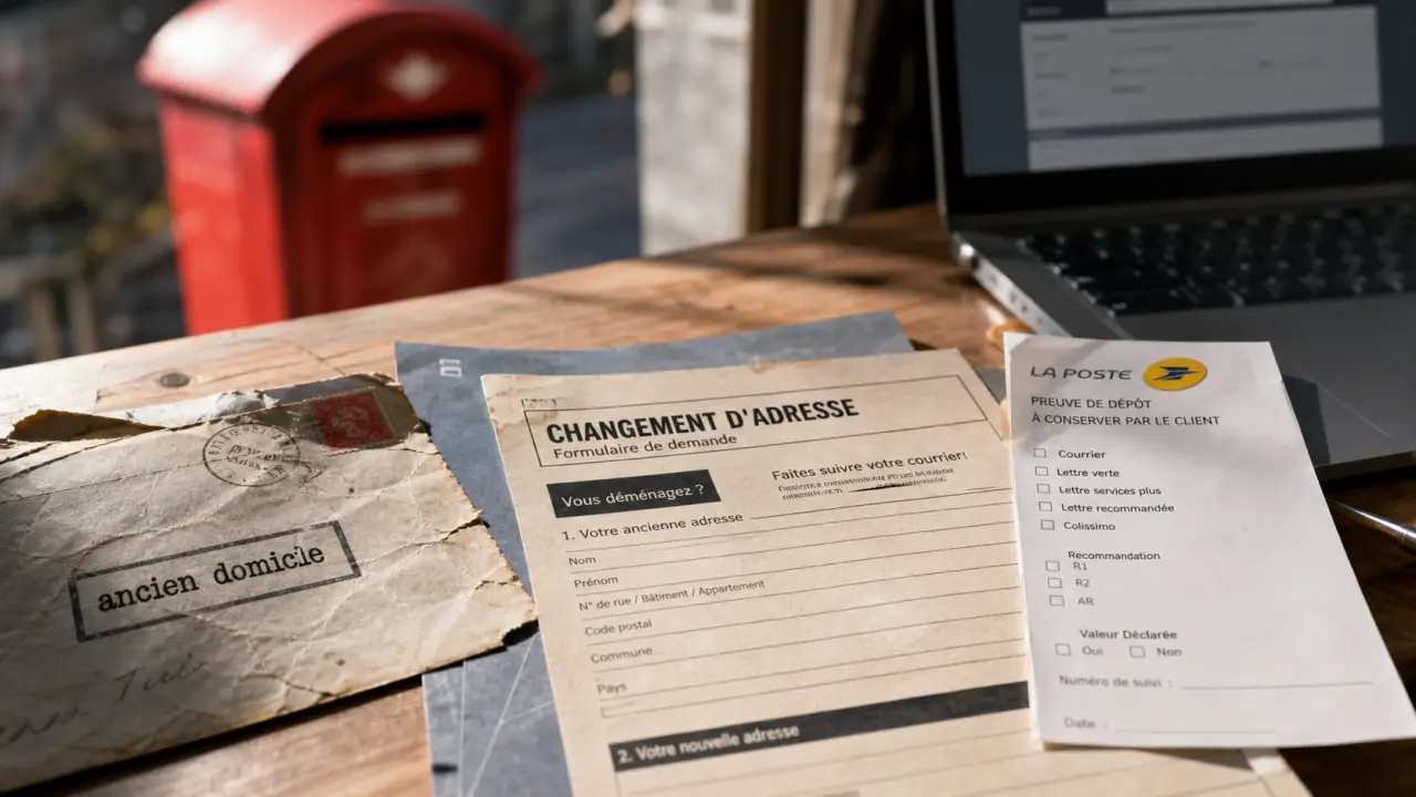 La poste changement d’adresse gratuit : formulaire et reçu La Poste