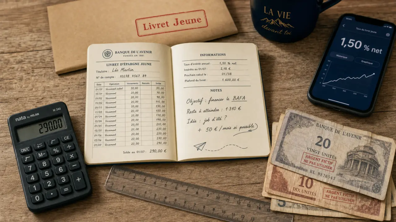 Livret jeune taux la banque postale : 1,50 % net