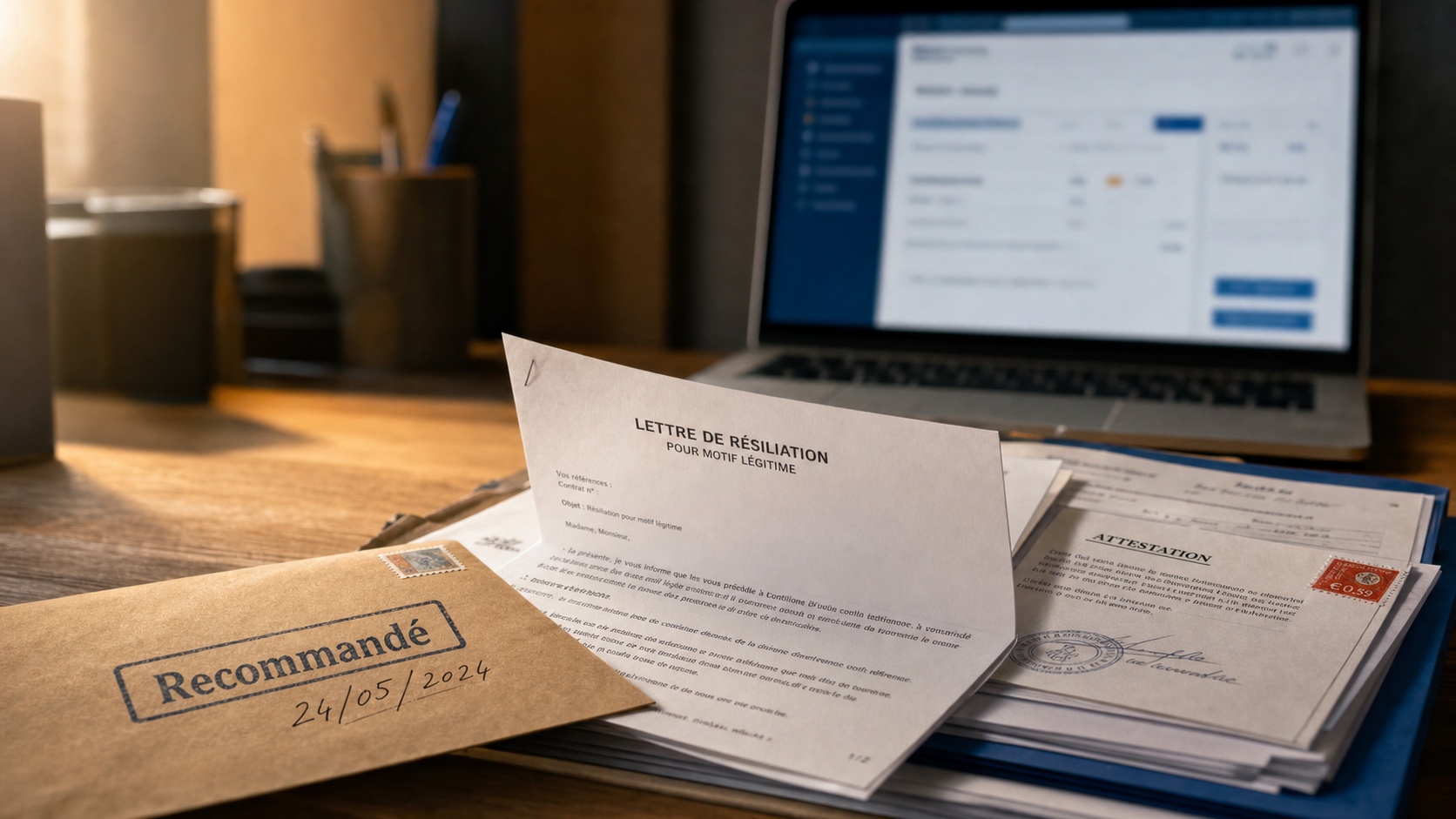 Résiliation canal plus pour motif légitime : lettre de résiliation et justificatifs, recommandé
