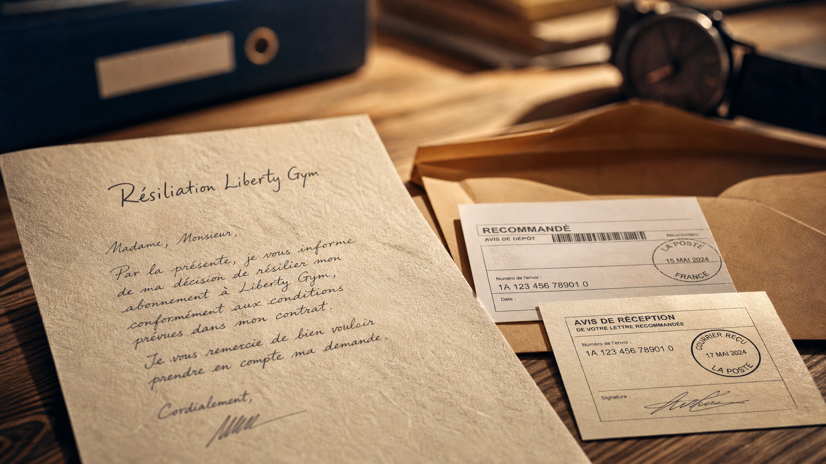 resiliation liberty gym : lettre de résiliation et préavis