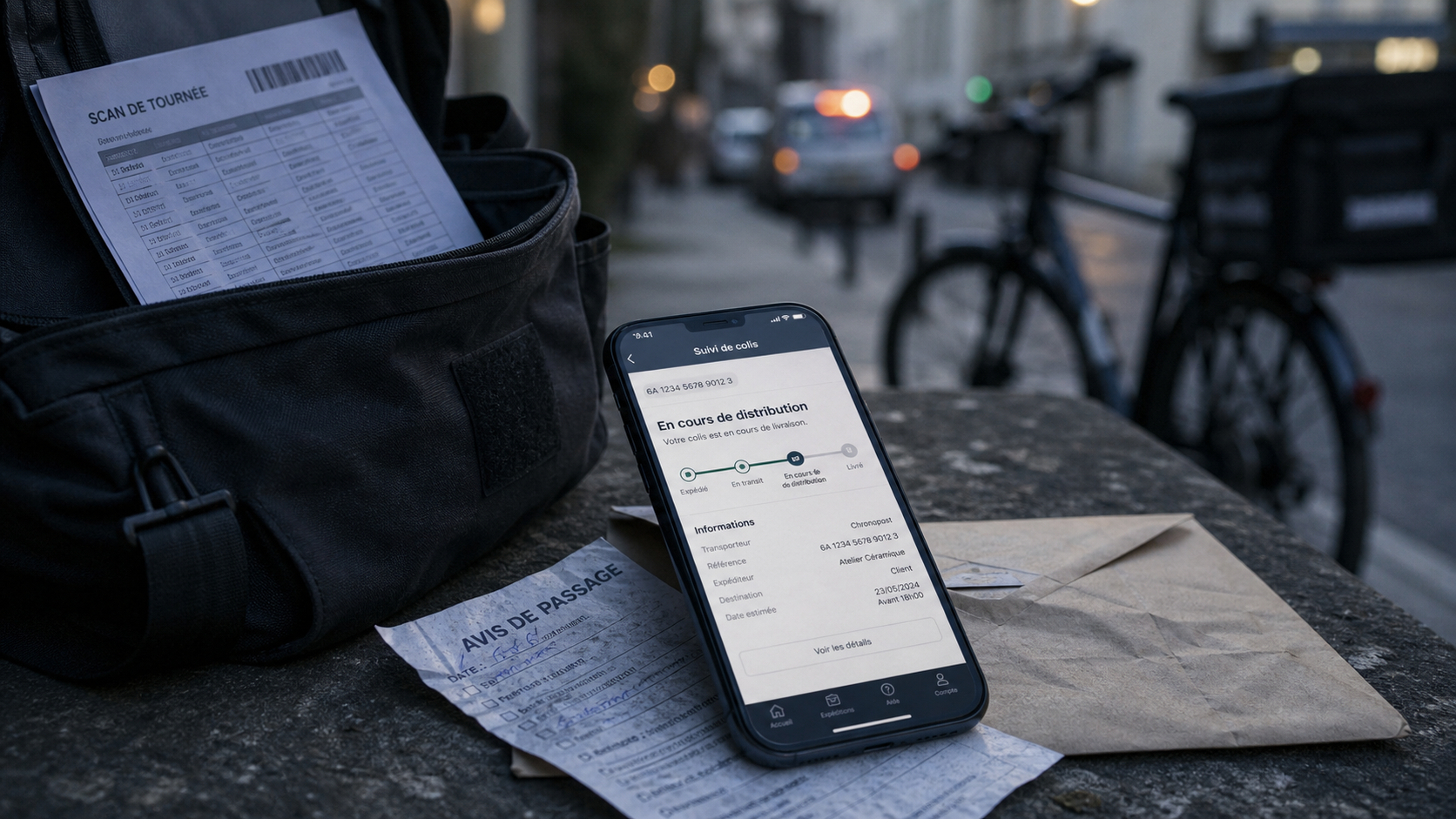 Votre colis est en cours de distribution par le livreur : suivi et délais