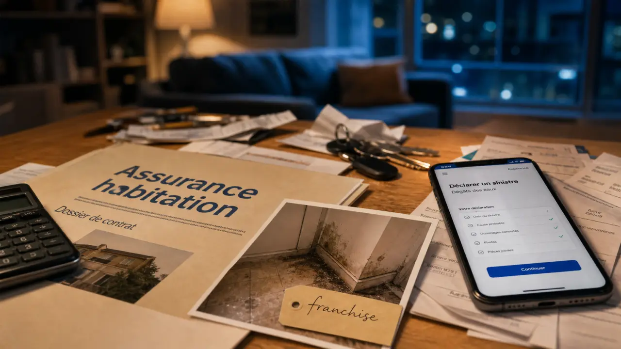 Assurance habitation credit mutuel : déclaration sinistre en 5 jours, franchise et garanties