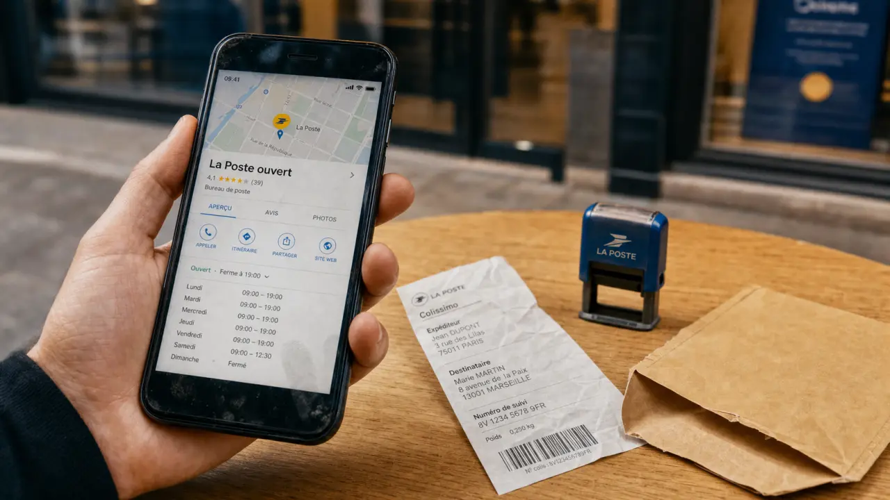 La Poste ouverture : horaires aujourd’hui pour dépôt courrier-colis