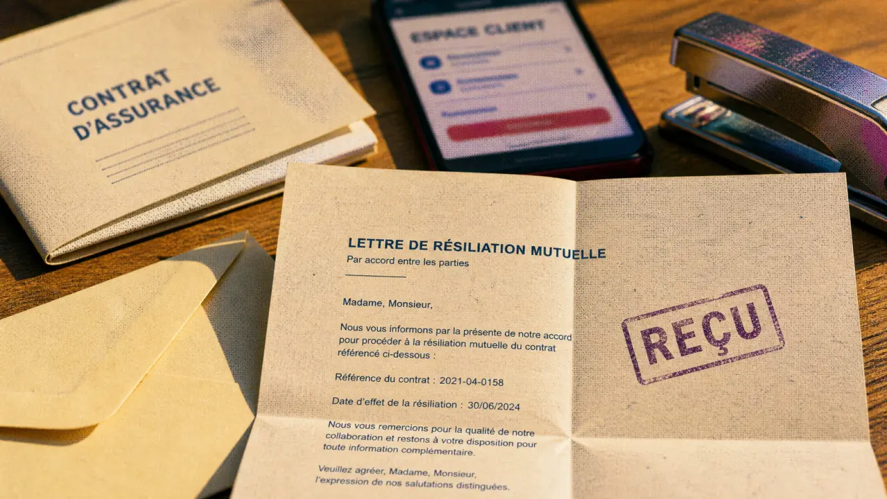 Lettre résiliation mutuelle nouvelle loi après 1 an