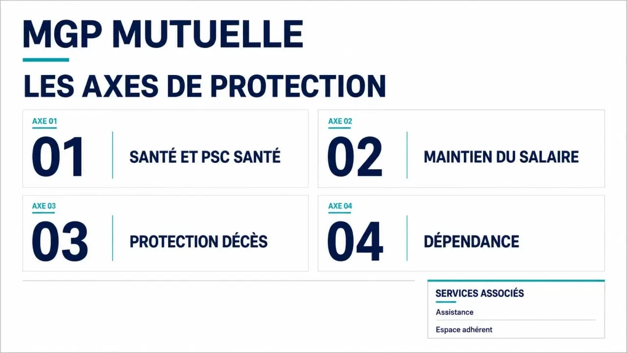 MGP mutuelle : les principales protections santé, salaire, décès et dépendance