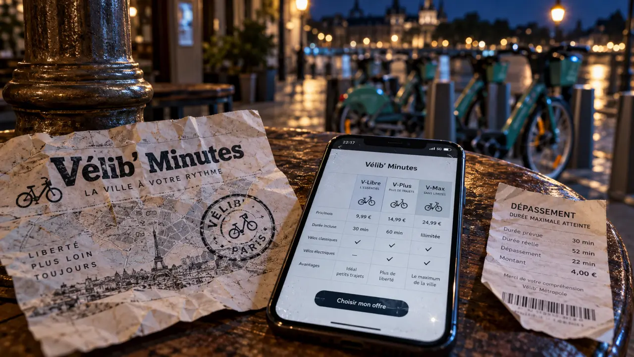 Abonnement velib V-Plus avantage dès 4 trajets par mois