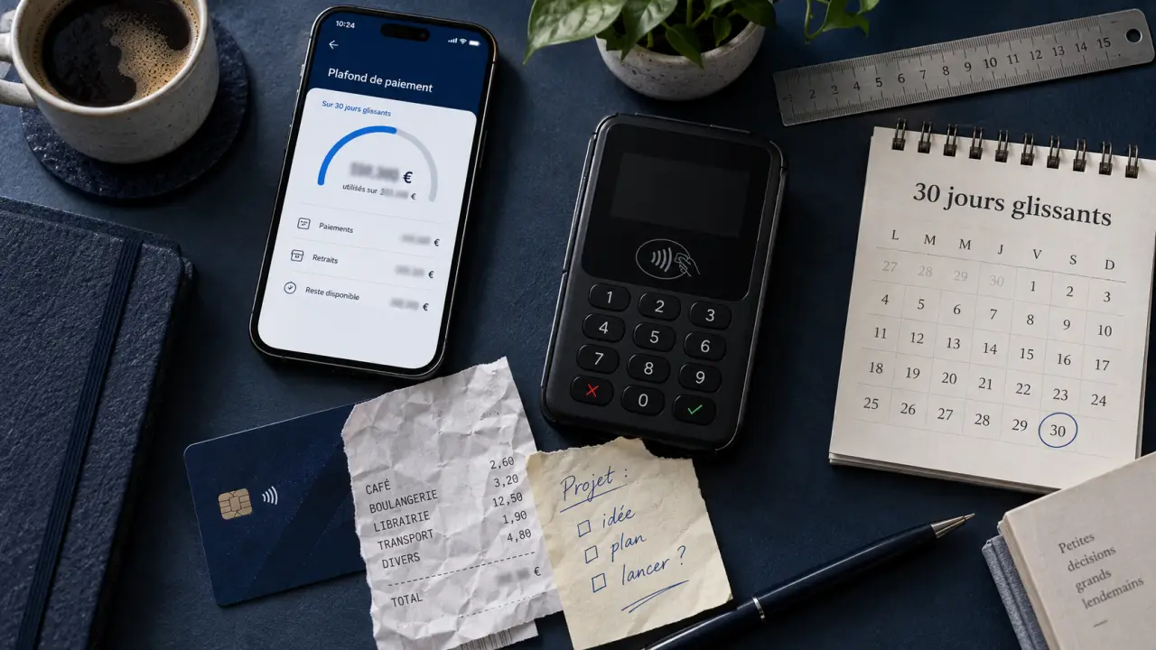 Plafond carte bancaire en 30 jours glissants, explication